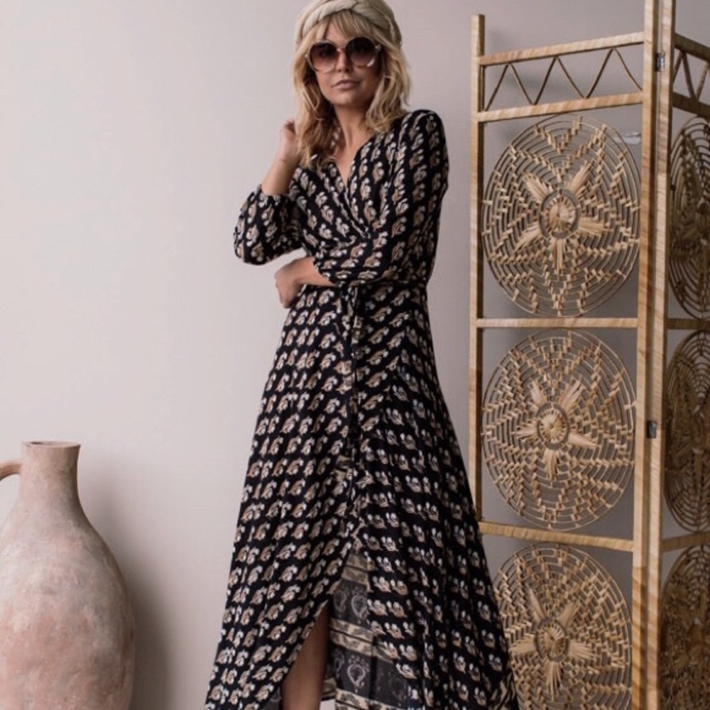 Boho Wrap Dress